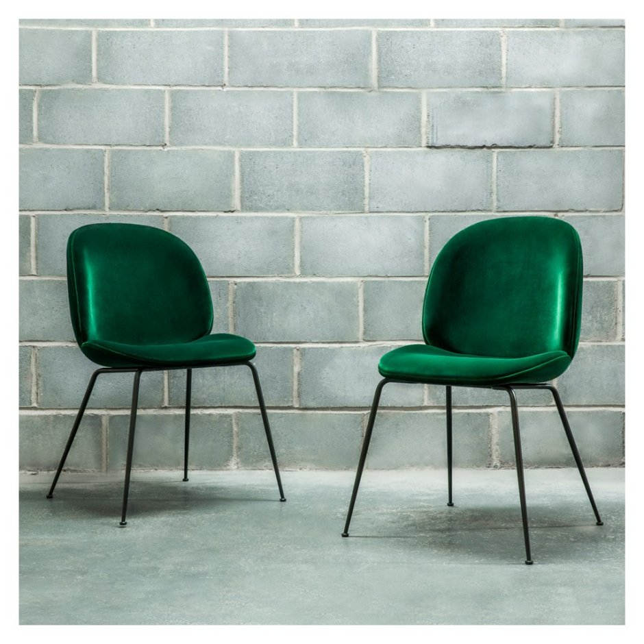 Стул бирюзовый мягкий