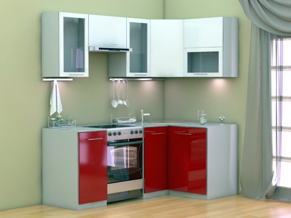 Модульные кухонные гарнитуры для маленькой кухни угловые