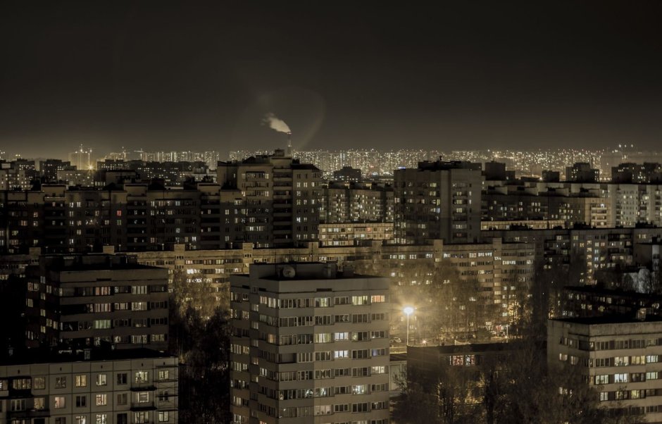 Ночной Новосибирск МЖК