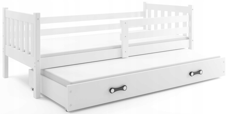 Släkt СЛЭКТ выдвижная кровать с ящиком, белый 90x200 см альтернатива