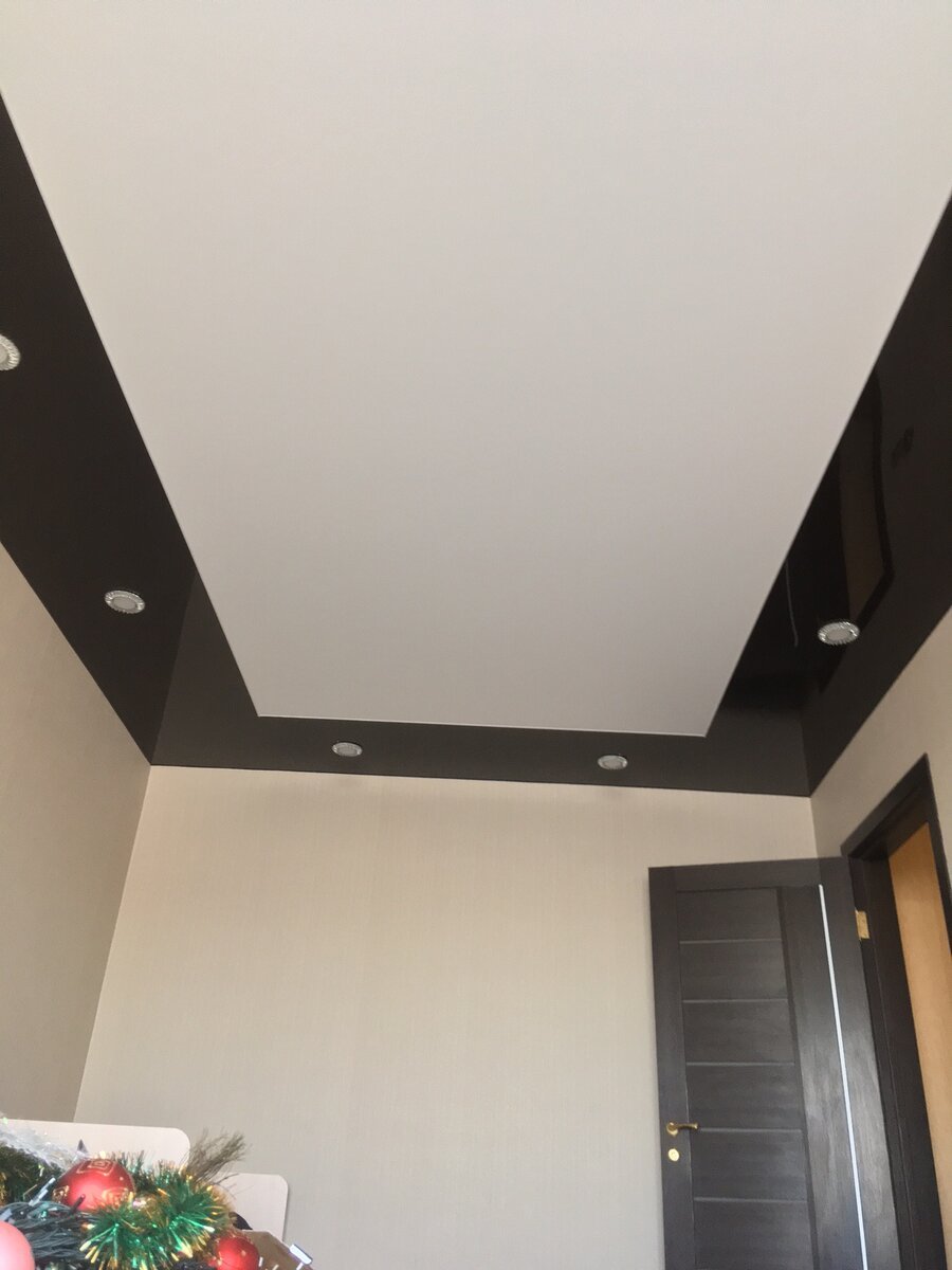 Комбинированный подвесной потолок