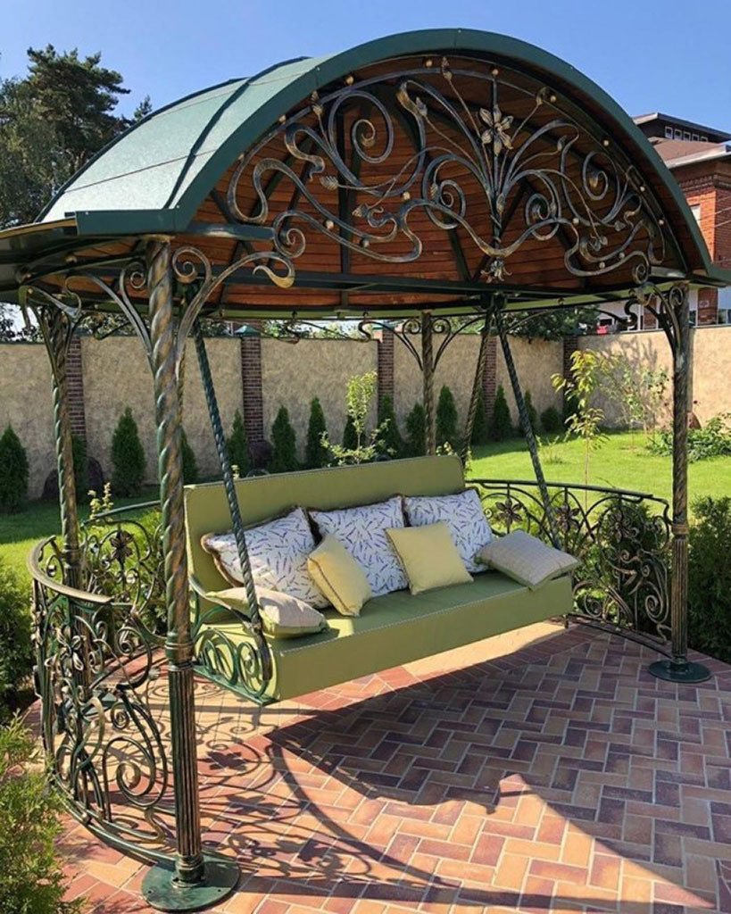 Кованые беседки для дачи