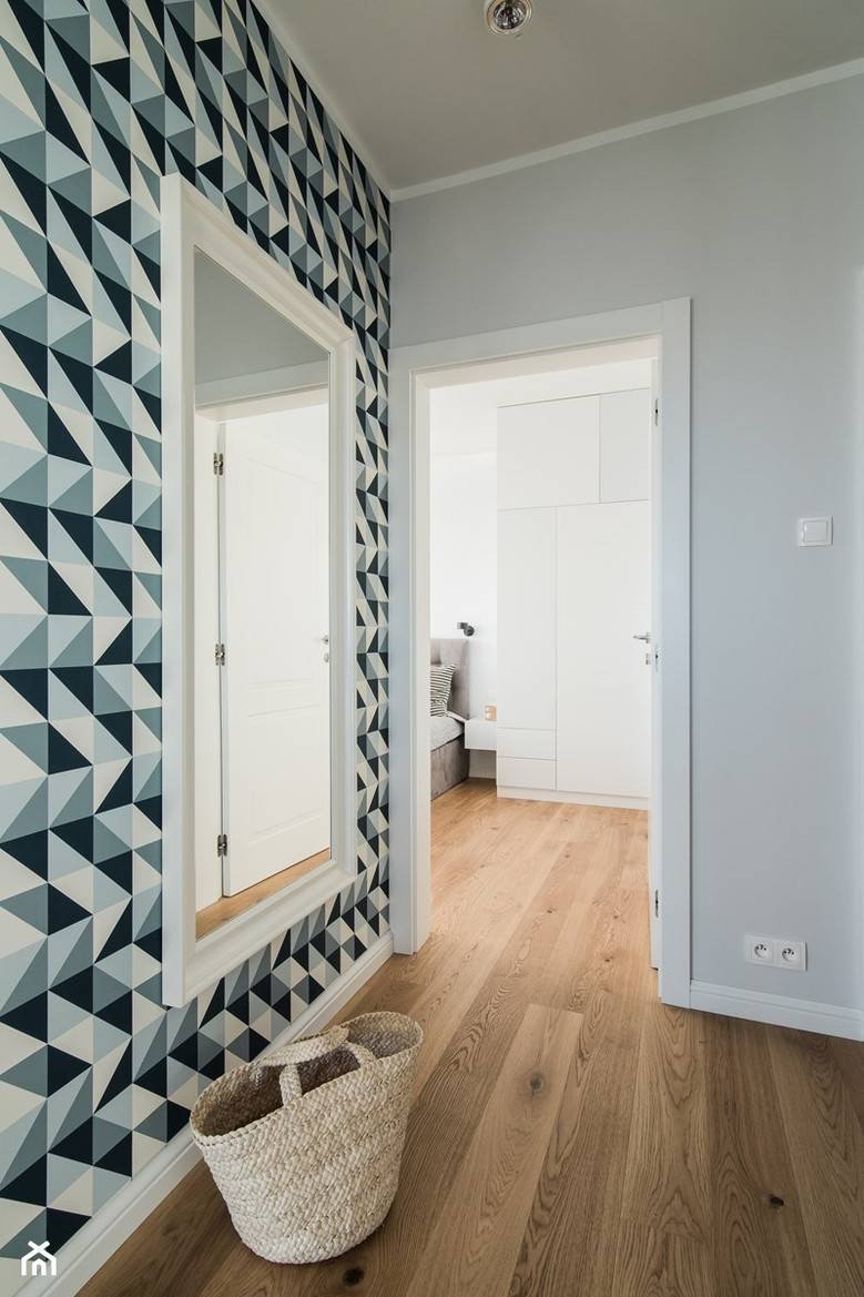 Акцентная стена в прихожей Скандинавский стиль