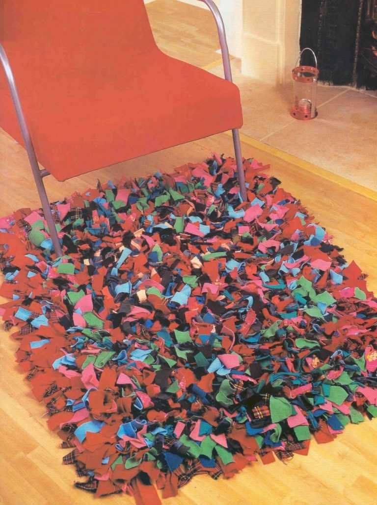 Коврик из лоскутков