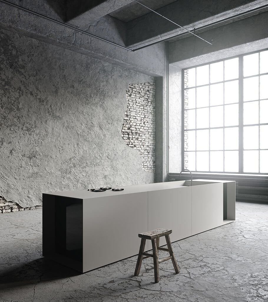 Интерьер Минимализм бетон
