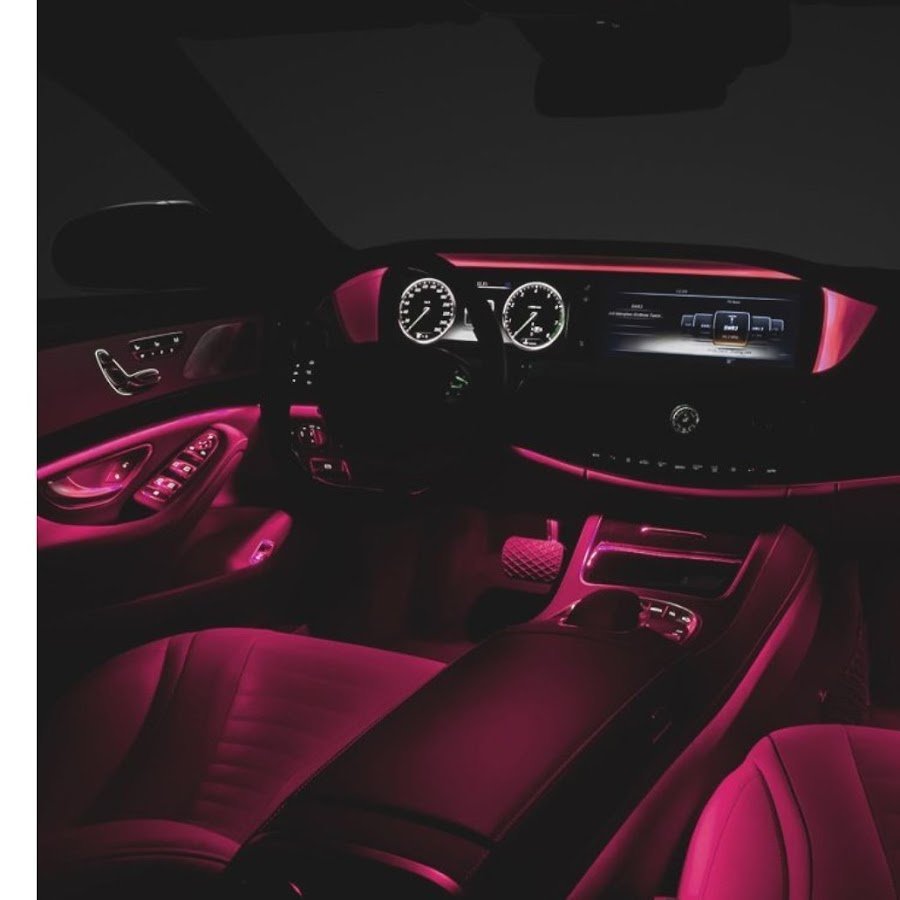 Mercedes w222 салон подсветка