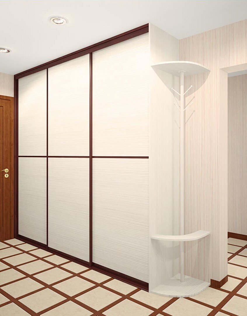 Встраиваемый шкаф в прихожкк