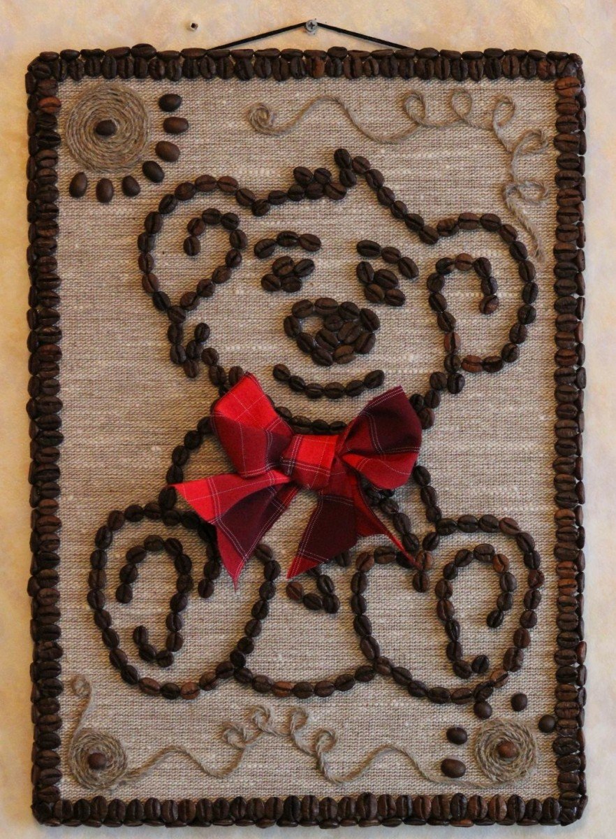 Картины из кофейных зерен