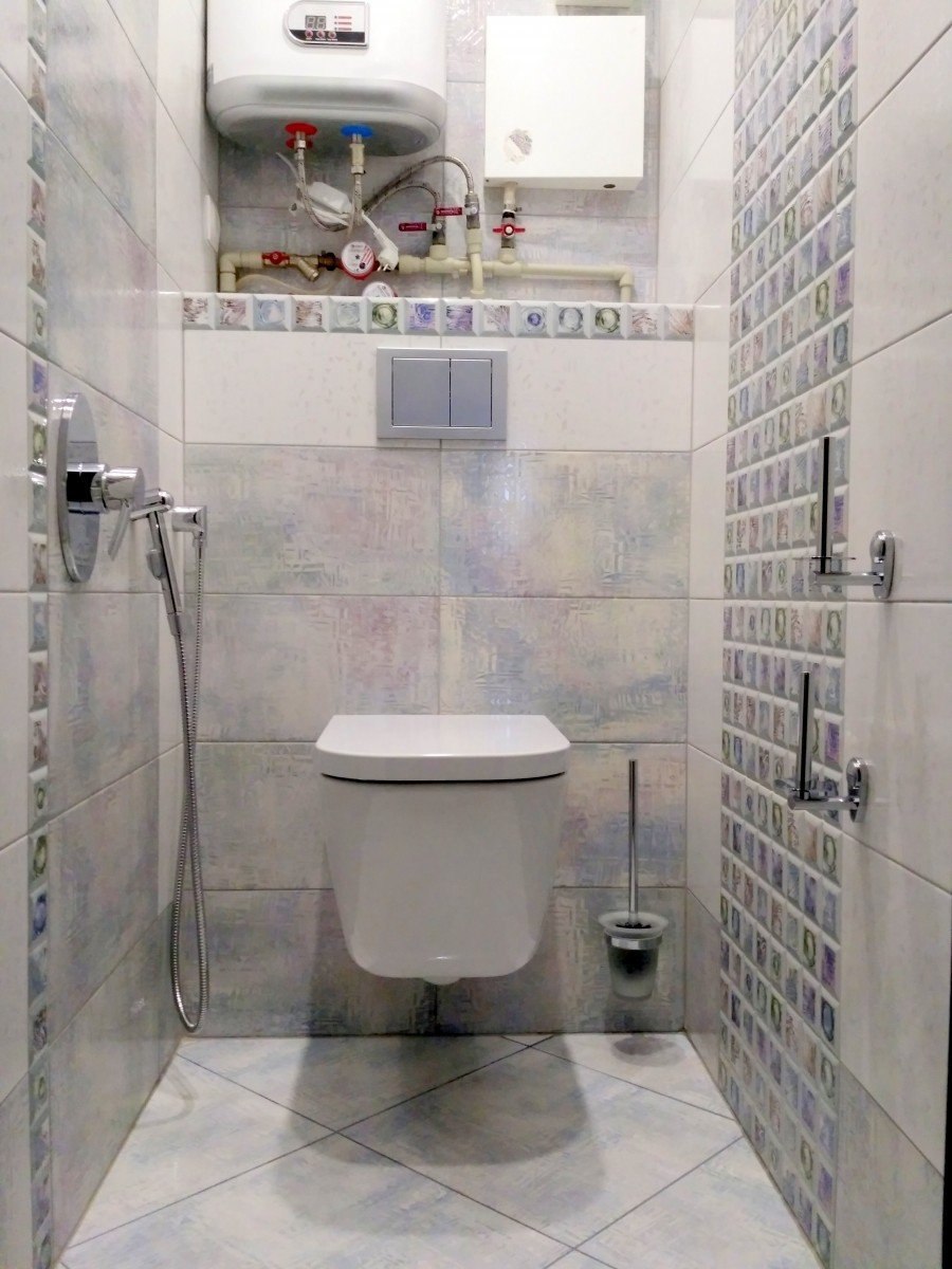Инсталляция туалет с гигиеническим душем и раковиной
