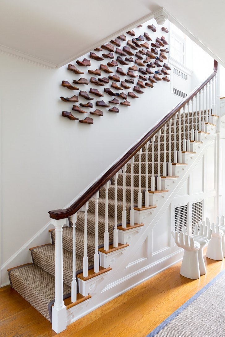 Декор лестницы в частном доме