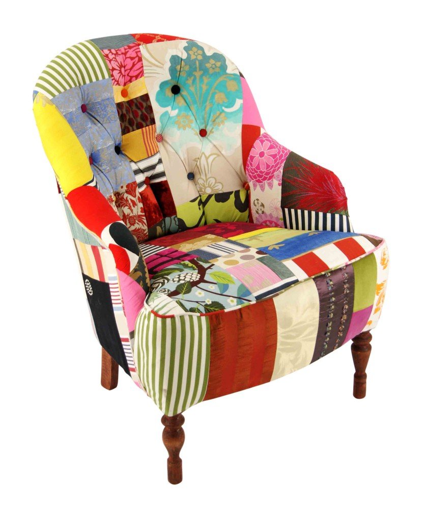 Euro Style Furniture: кресло(лоскутный микс)