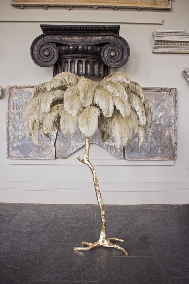 Торшер страусиные перья Feather Lamp a Modern