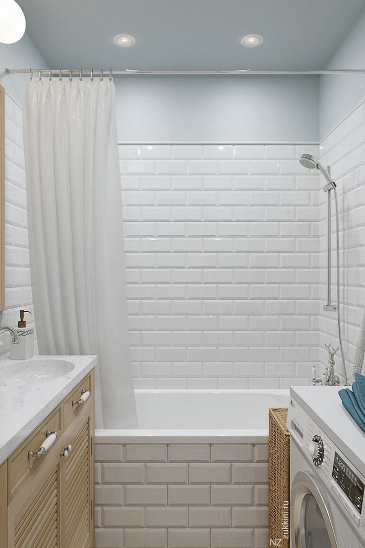 Ванная кабанчик в скандинавском стиле