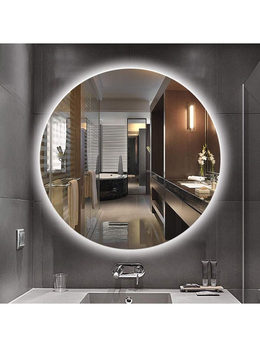 Rectangular Frameless Anti-Fog Backlit led Lighted Wall Mount Bathroom Vanity Mirror