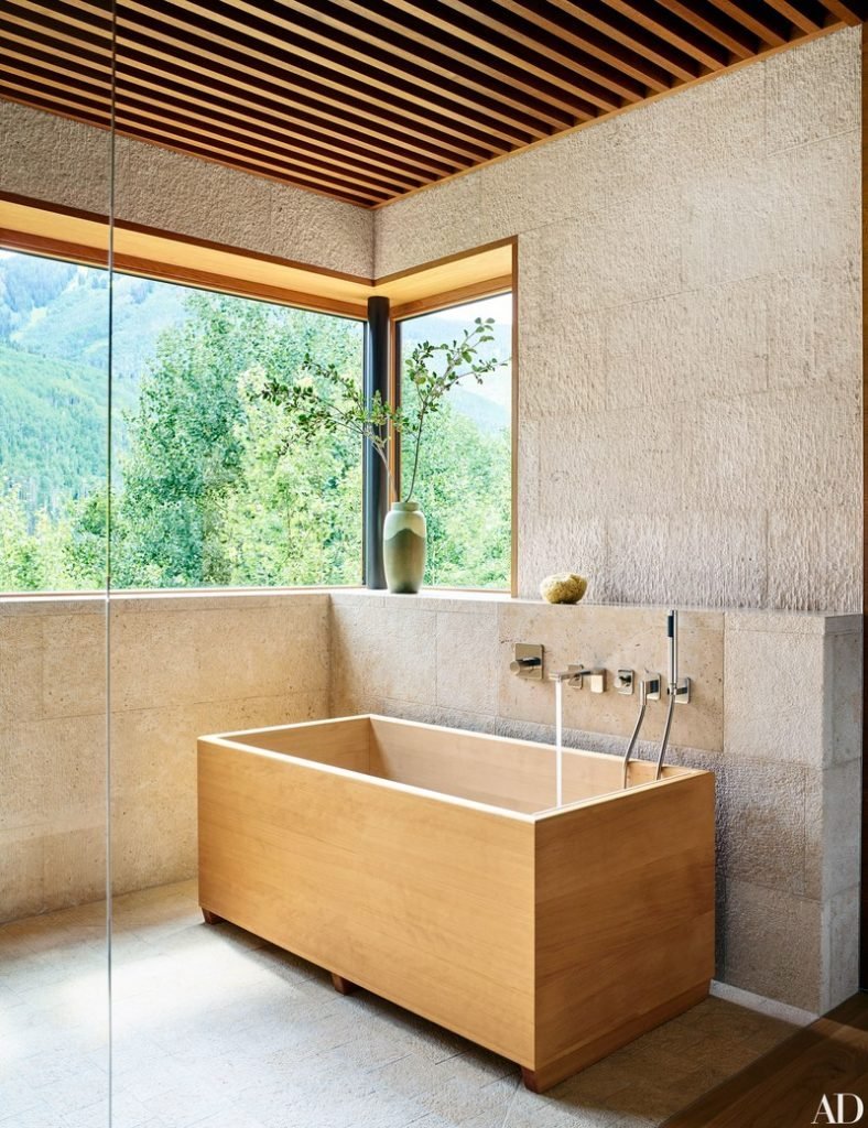 Японская деревянная ванная