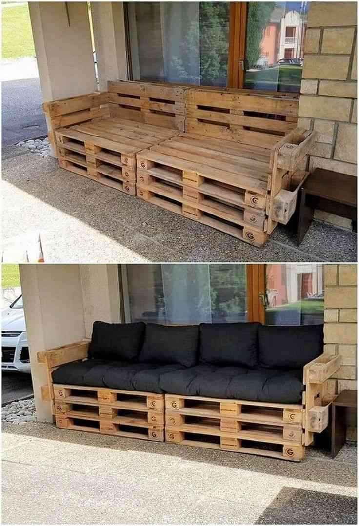 Садовая мебель из паллет