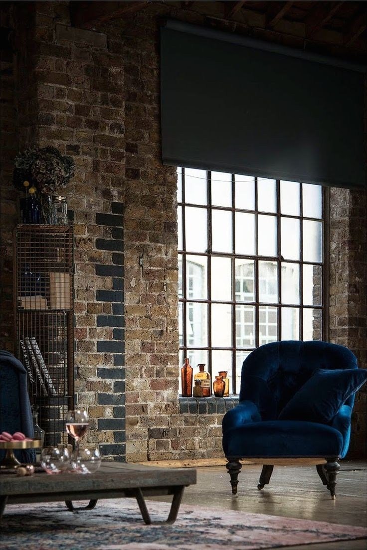 Интерьер Индастриал лофт Шик