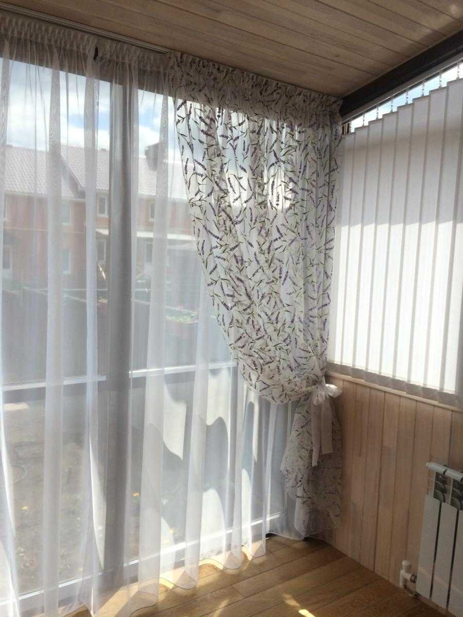 Тюль на балкон