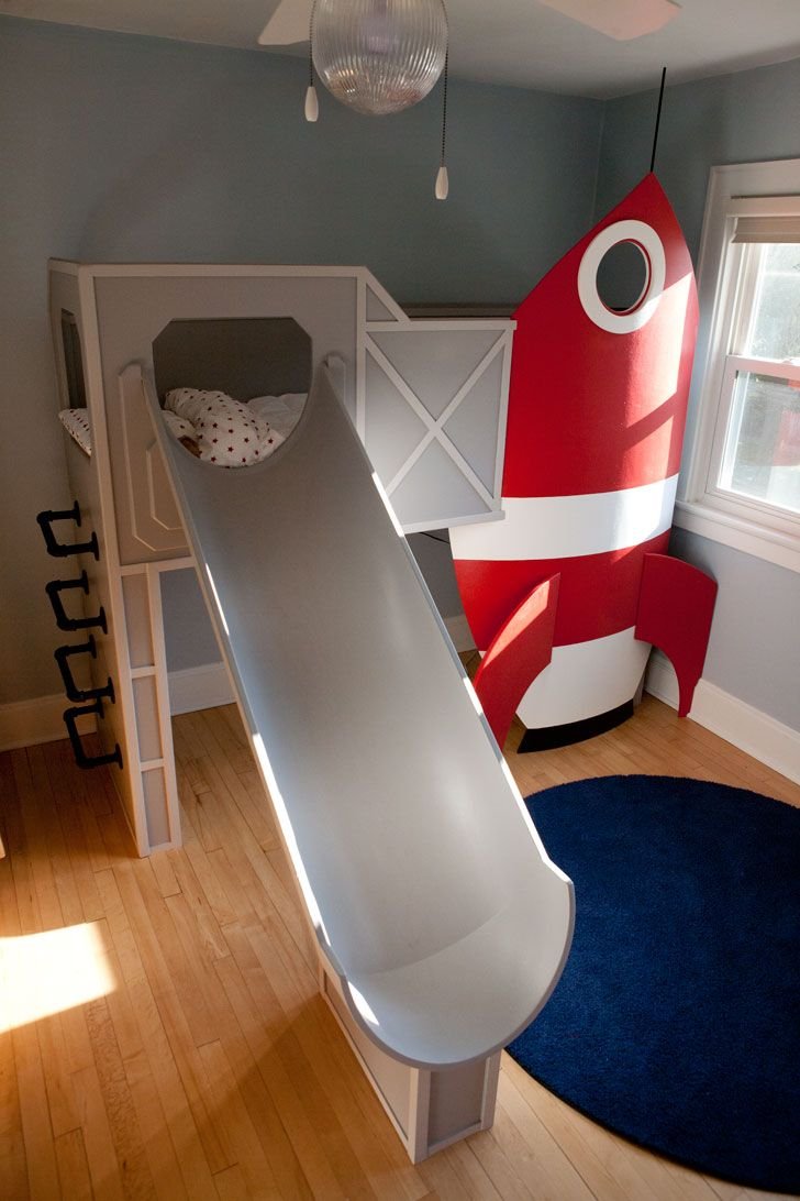 Кровать ракета для мальчика