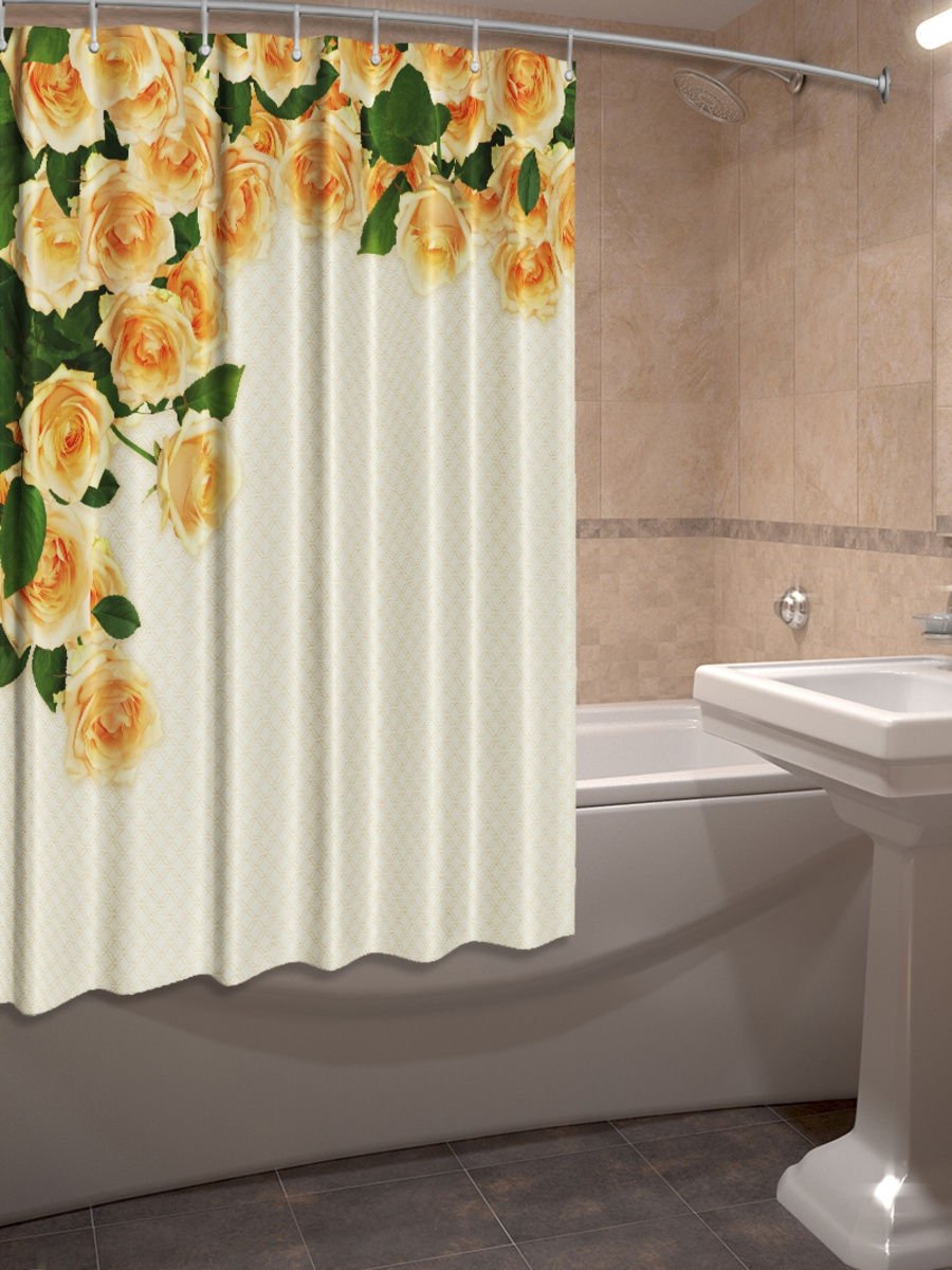 Красивые шторы для ванной