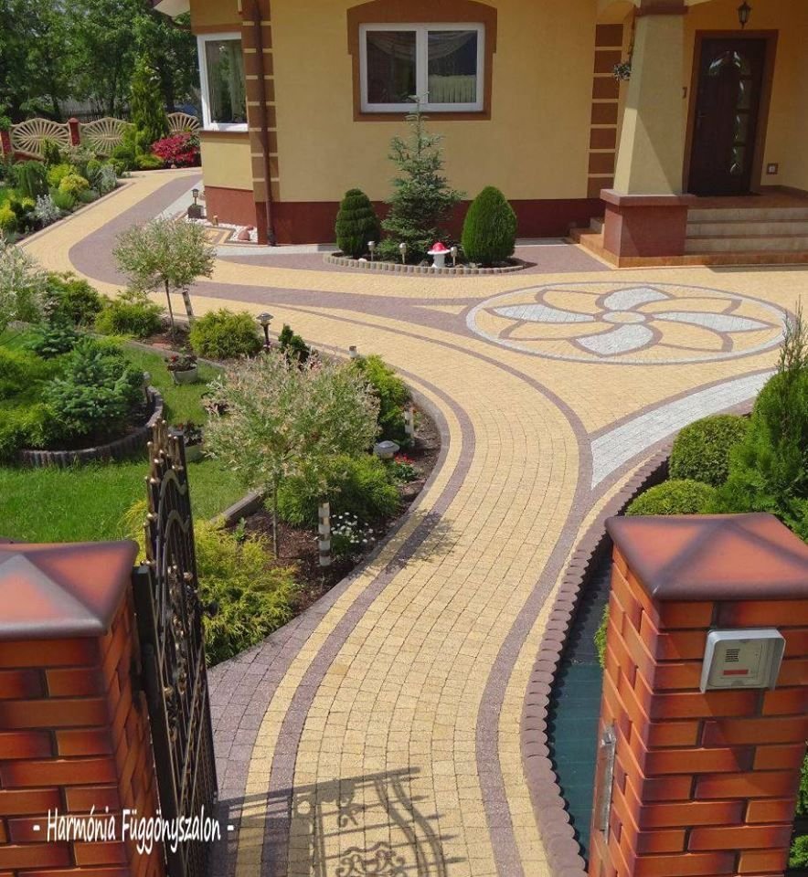 Дорожки во дворе частного дома