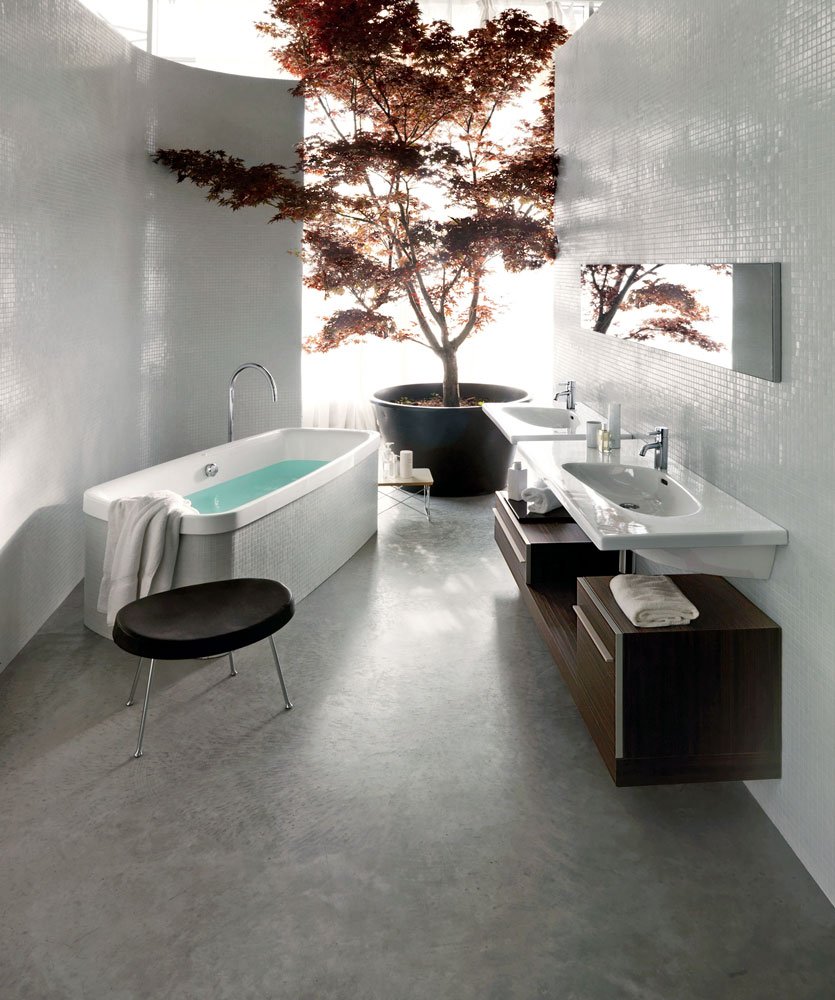 Эстетичная ванная комната