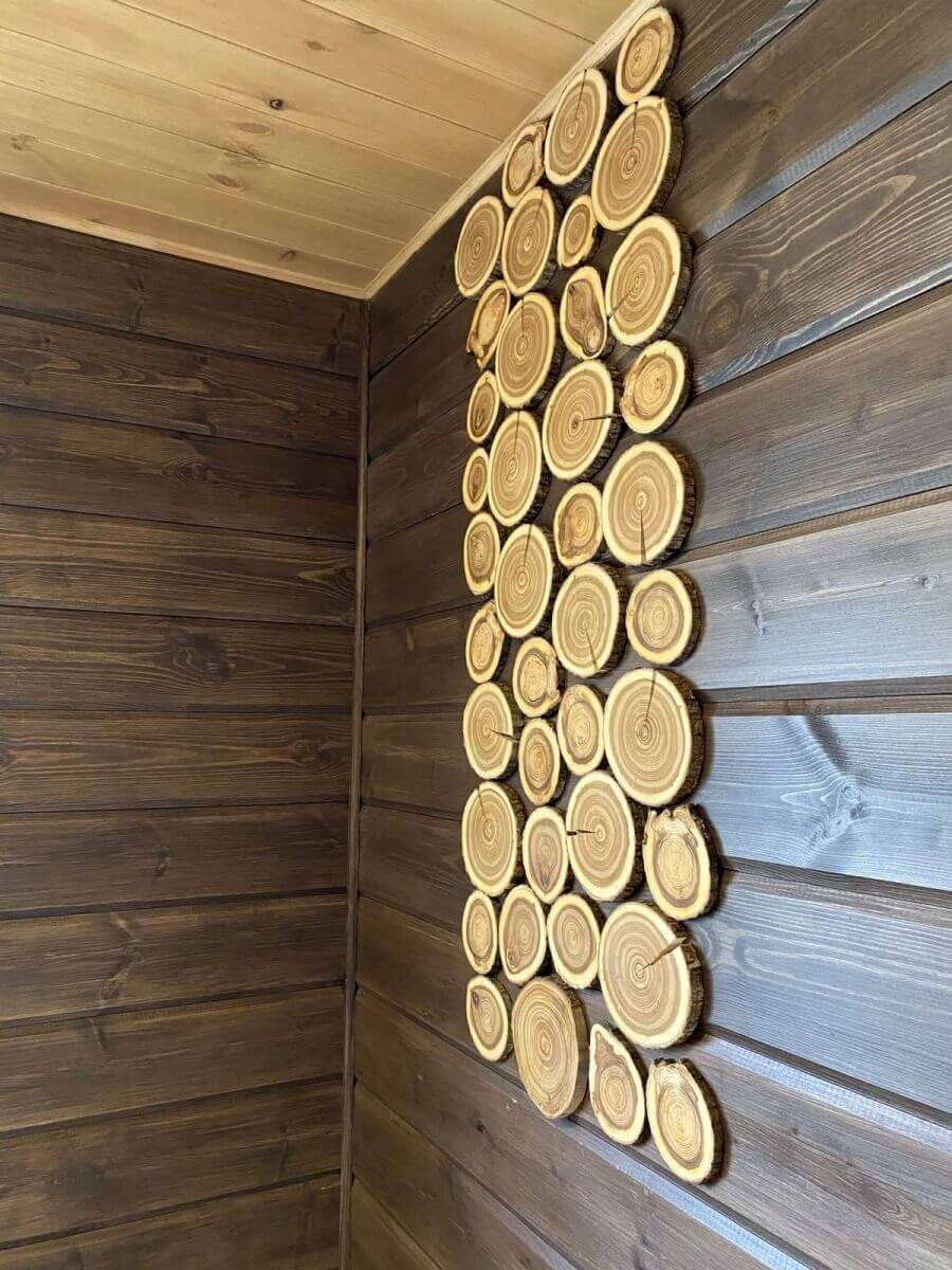 Спилы дерева для декора