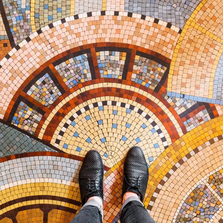 Пол мозаика в Париже
