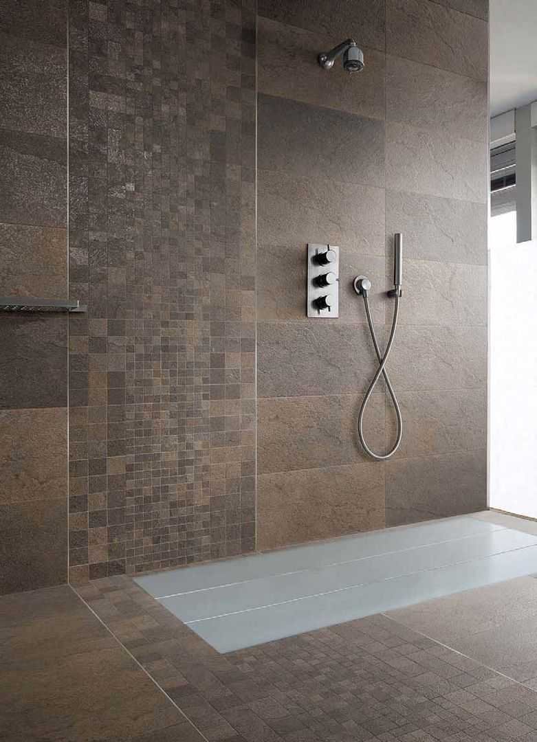 Рельефная тёмно-серая плитка Casalgrande Padana Mineral chrom