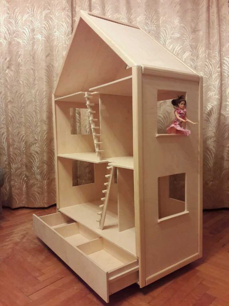 Домик для кукол из фанеры