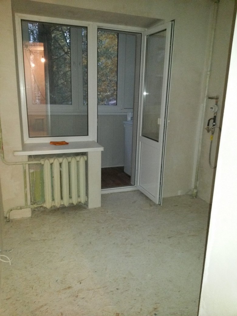 Балконный блок без порога