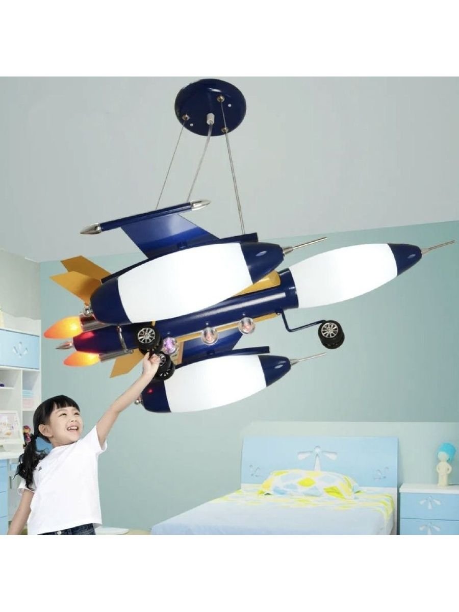 Детский светильник самолет