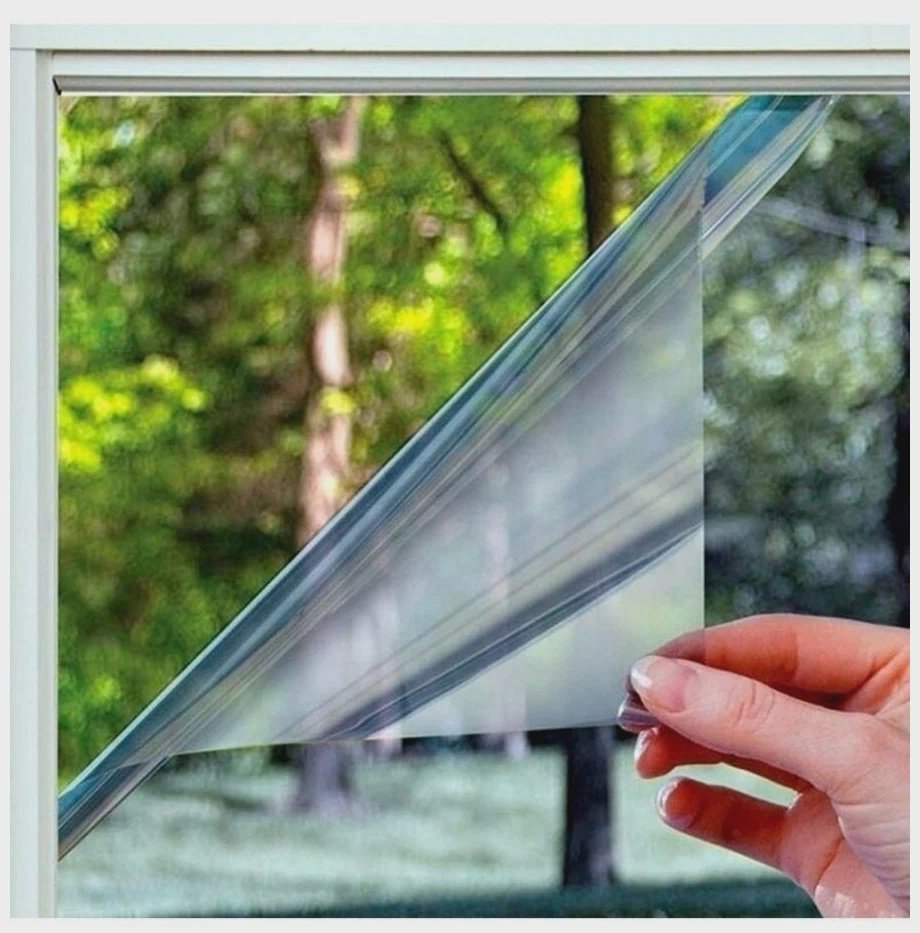 Пленка-штора солнцезащитная для окон, зеркальная, 60х300 см