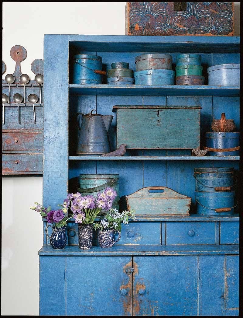 Old Blue Cupboard