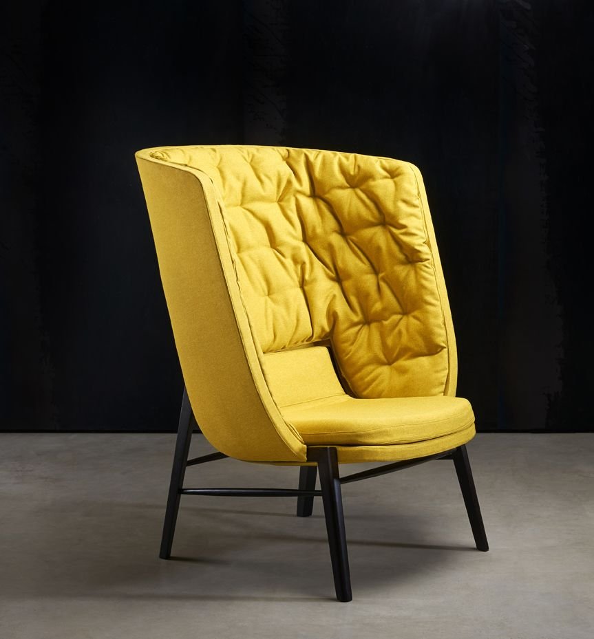 Кресло Cleo Armchair 65х75х79h mf38 желто-горчичный хлопок+лен+полиэстер