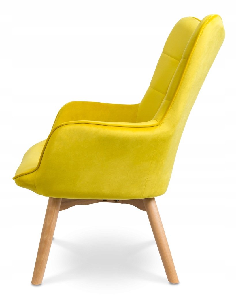 Кресло Дженкс Velvet Yellow