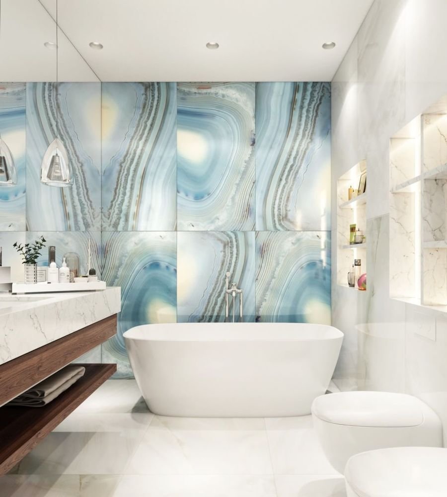 Керамогранит Creto Onyx Blue 7а3510