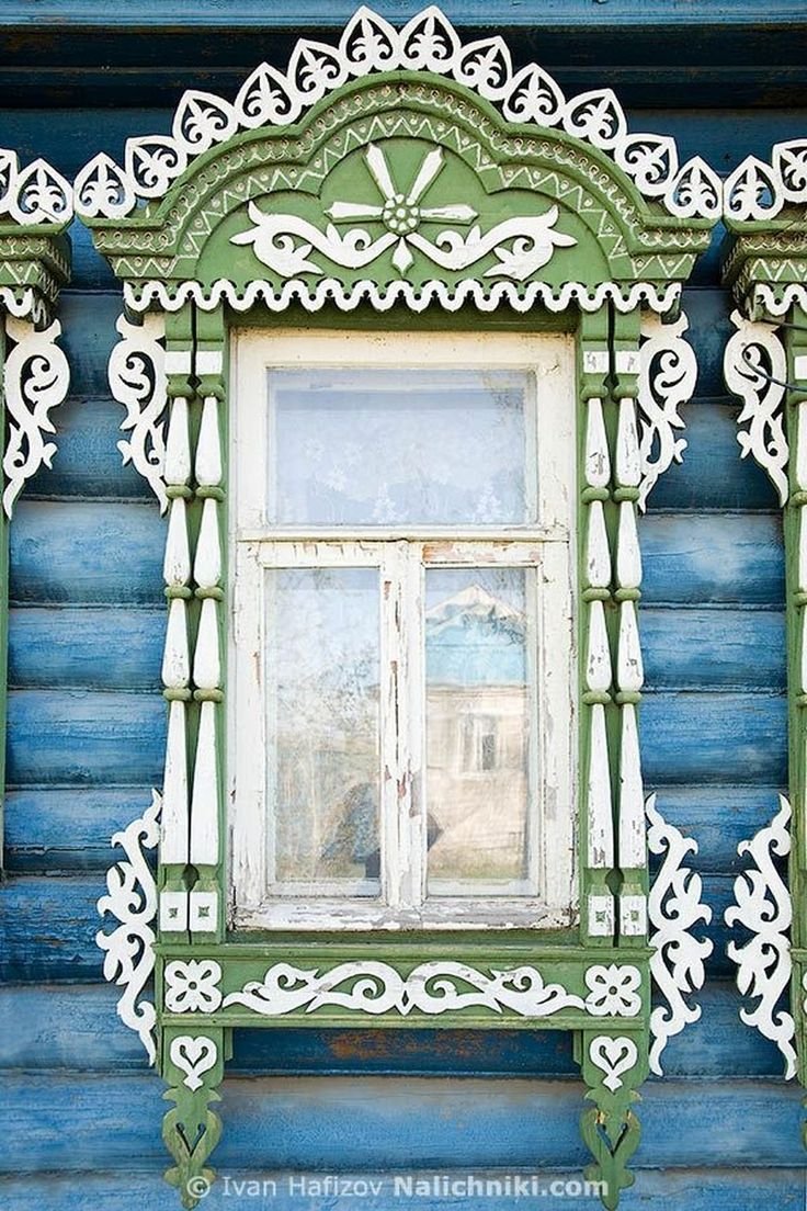 Расписные наличники на окна