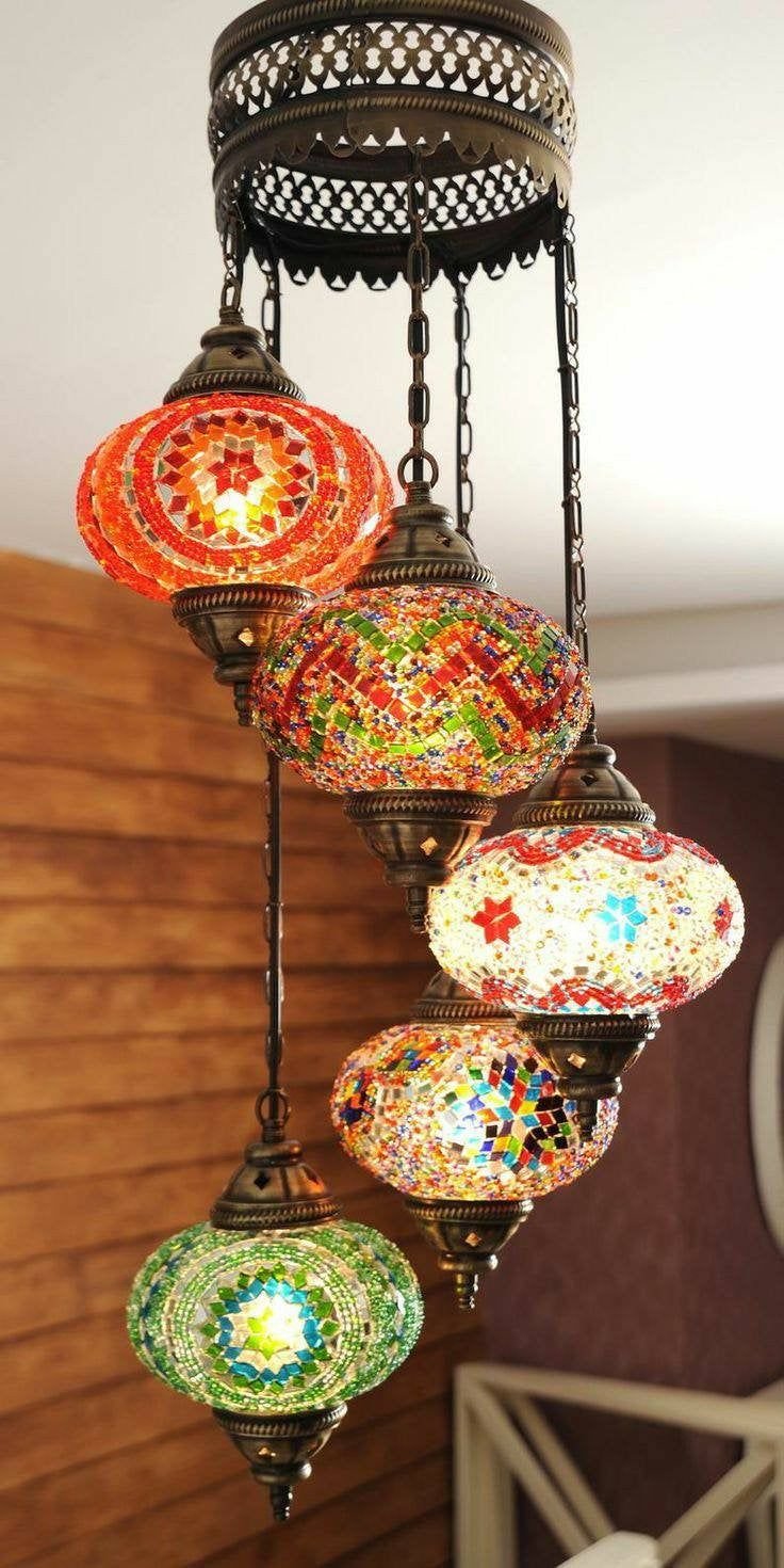 Витражный фонарик Марокко