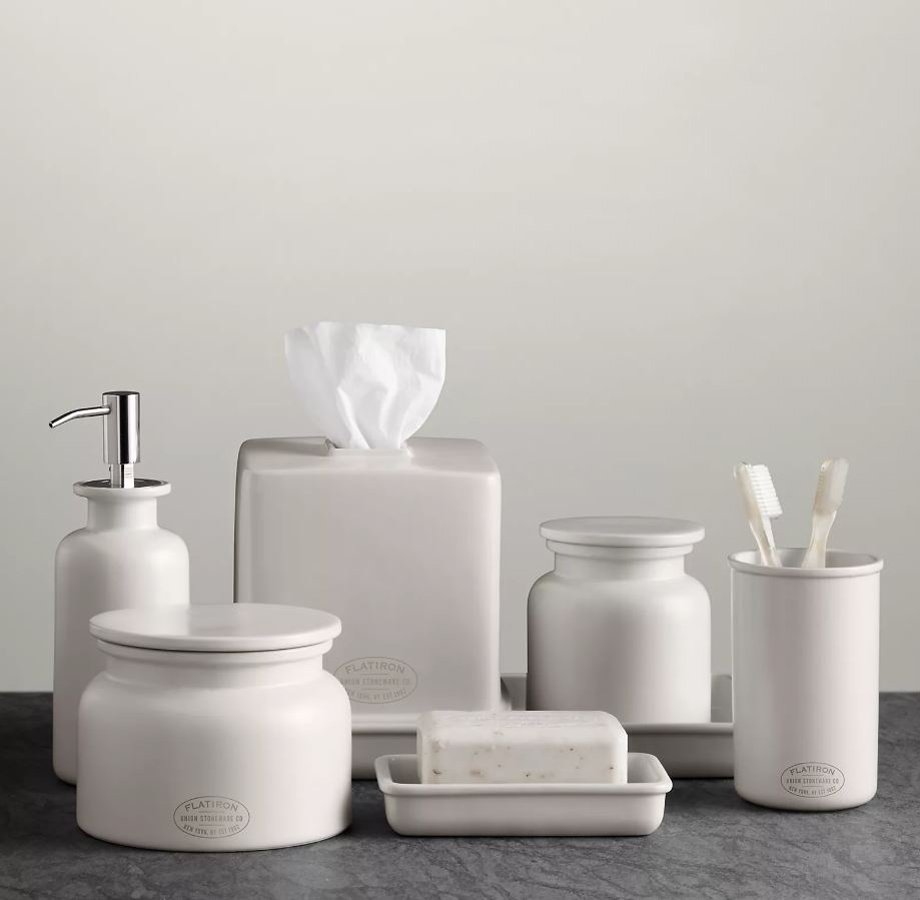 Restoration Hardware Pharmacy Soap dish Glass