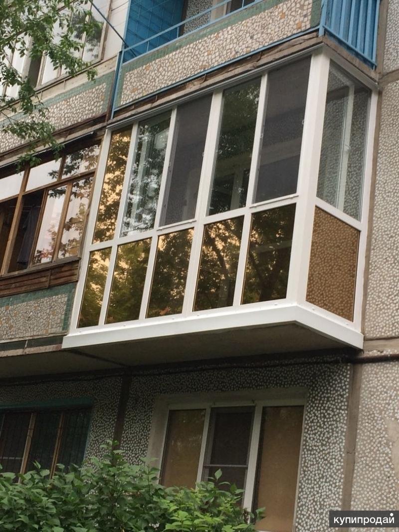 Французский балкон пластиковый