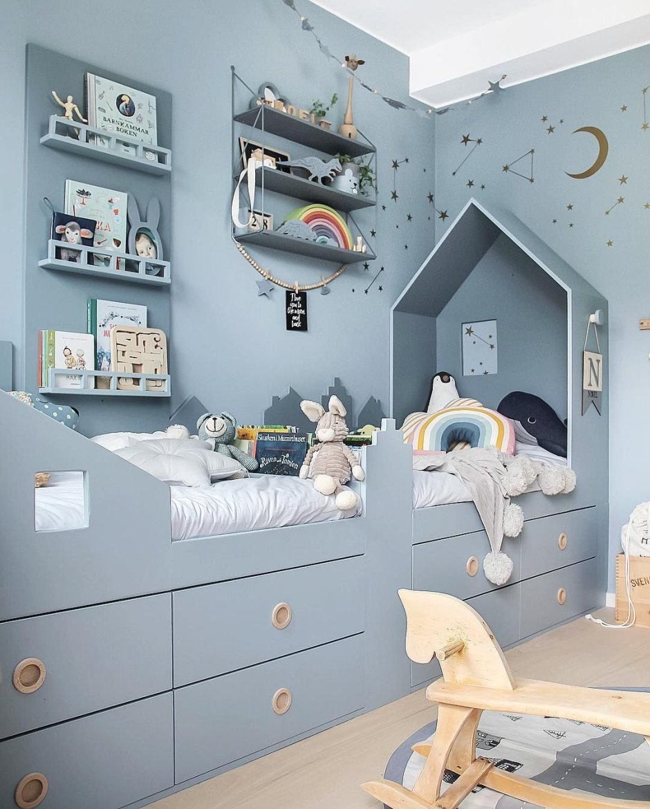 Декор детской комнаты для мальчишек новорождённого