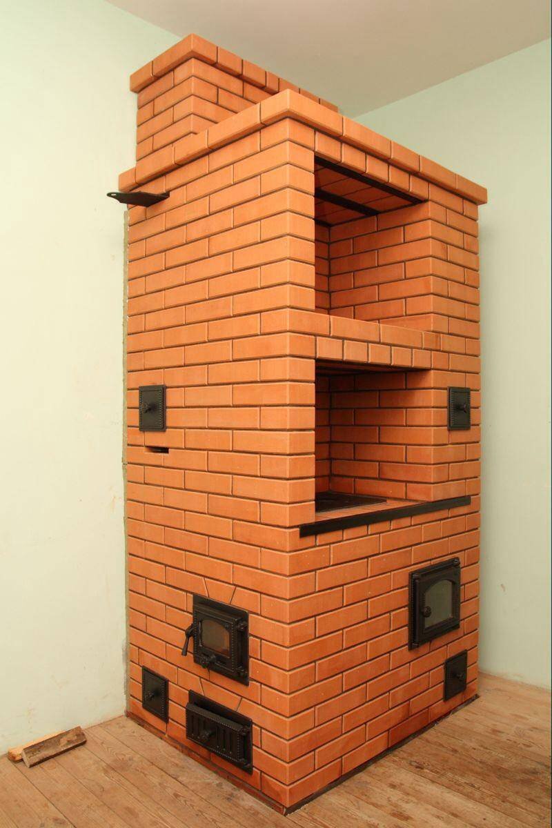 Кирпичная печь шведка отопительно-варочная