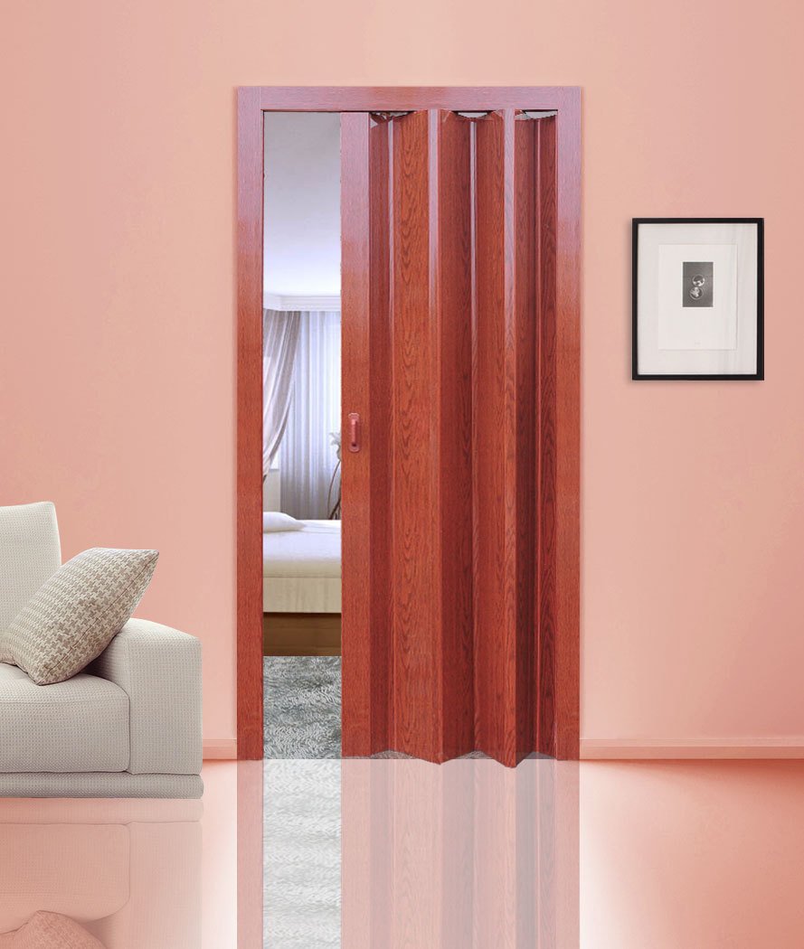 Дверь ПВХ стиль 84x205 см, цвет тёмный бук