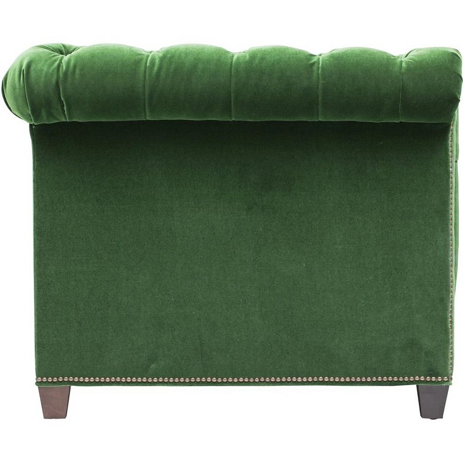 Зеленый диван Chesterfield