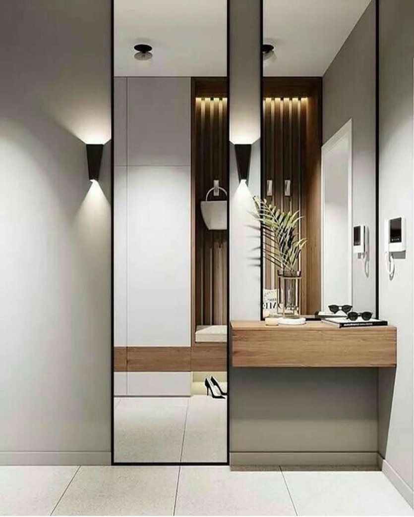 Зеркальный коридор в квартире