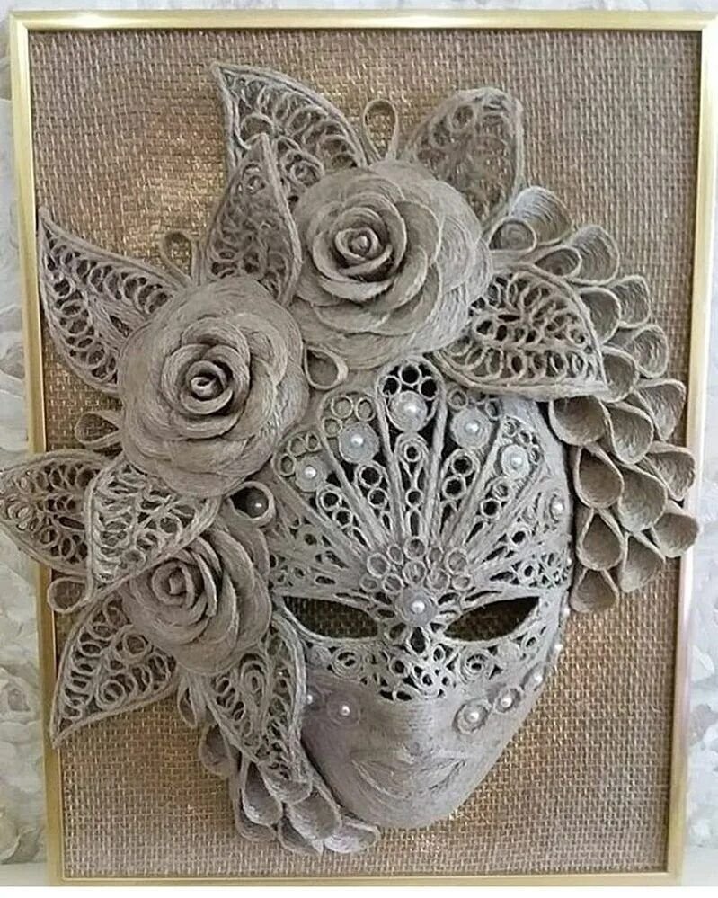 Маски из джута