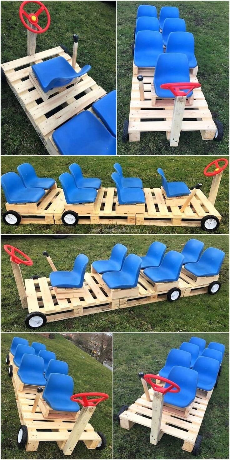 Мебель из поддонов для детей