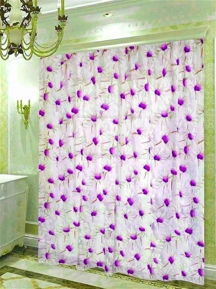 Тюль с ромашками