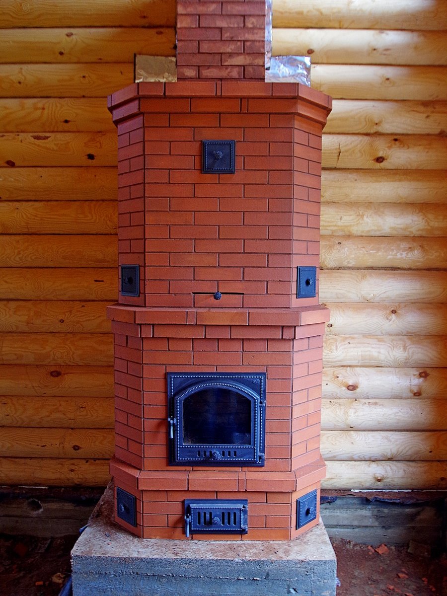 Кирпичные каминопечи